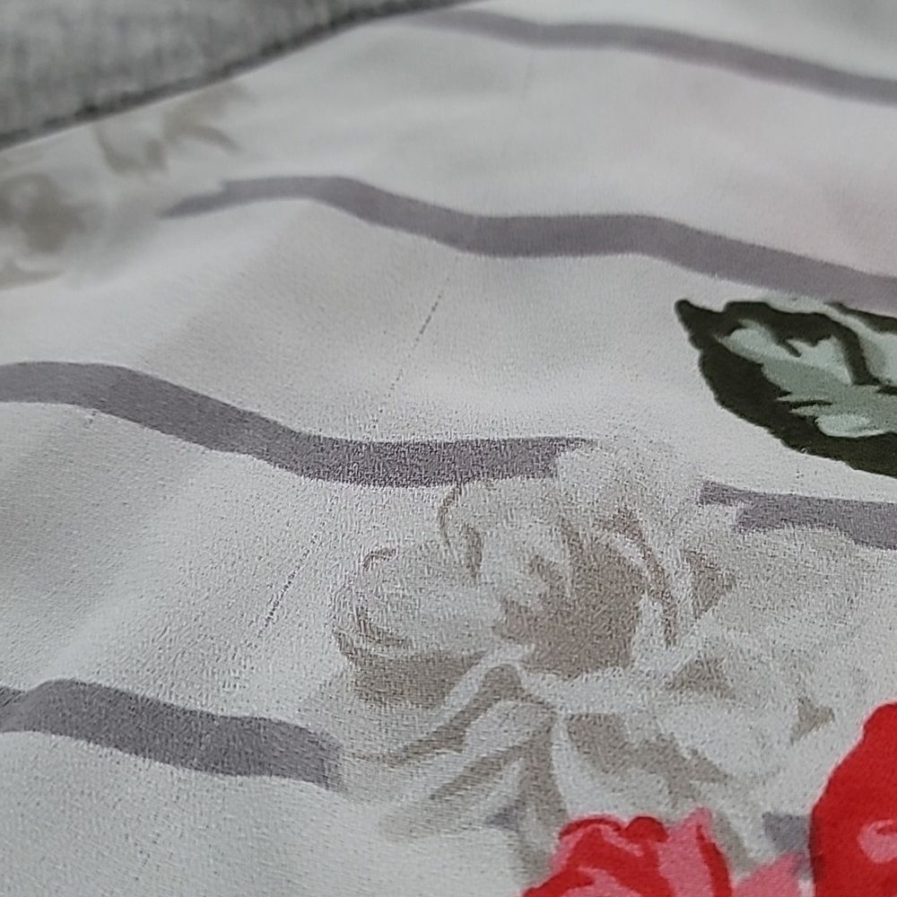 Torrid Striped Floral Raglan Tee - Picture 9 of 10